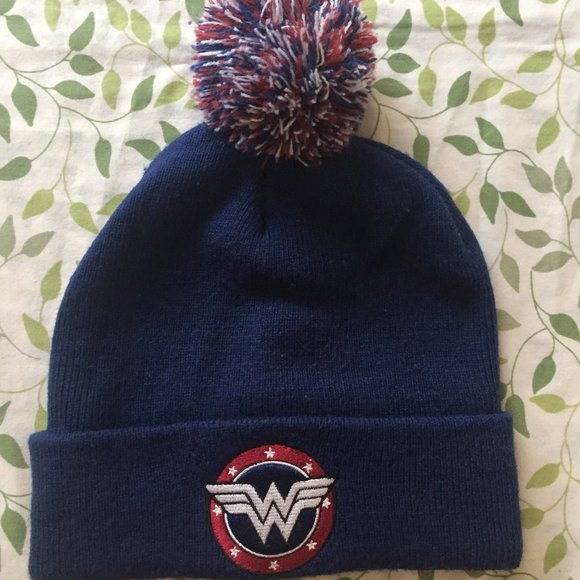 wonder woman pom beanie